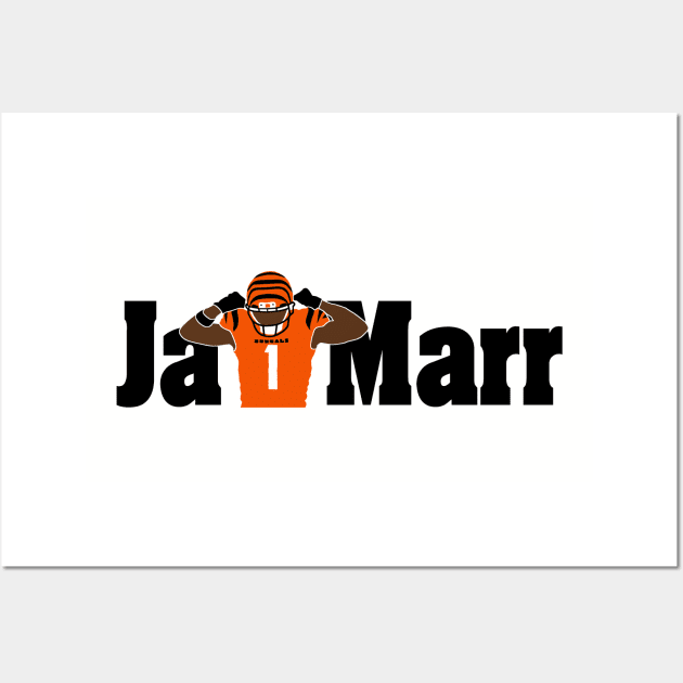 Ja'Marr 1, Cincinnati Football Wall Art by FanSwagUnltd